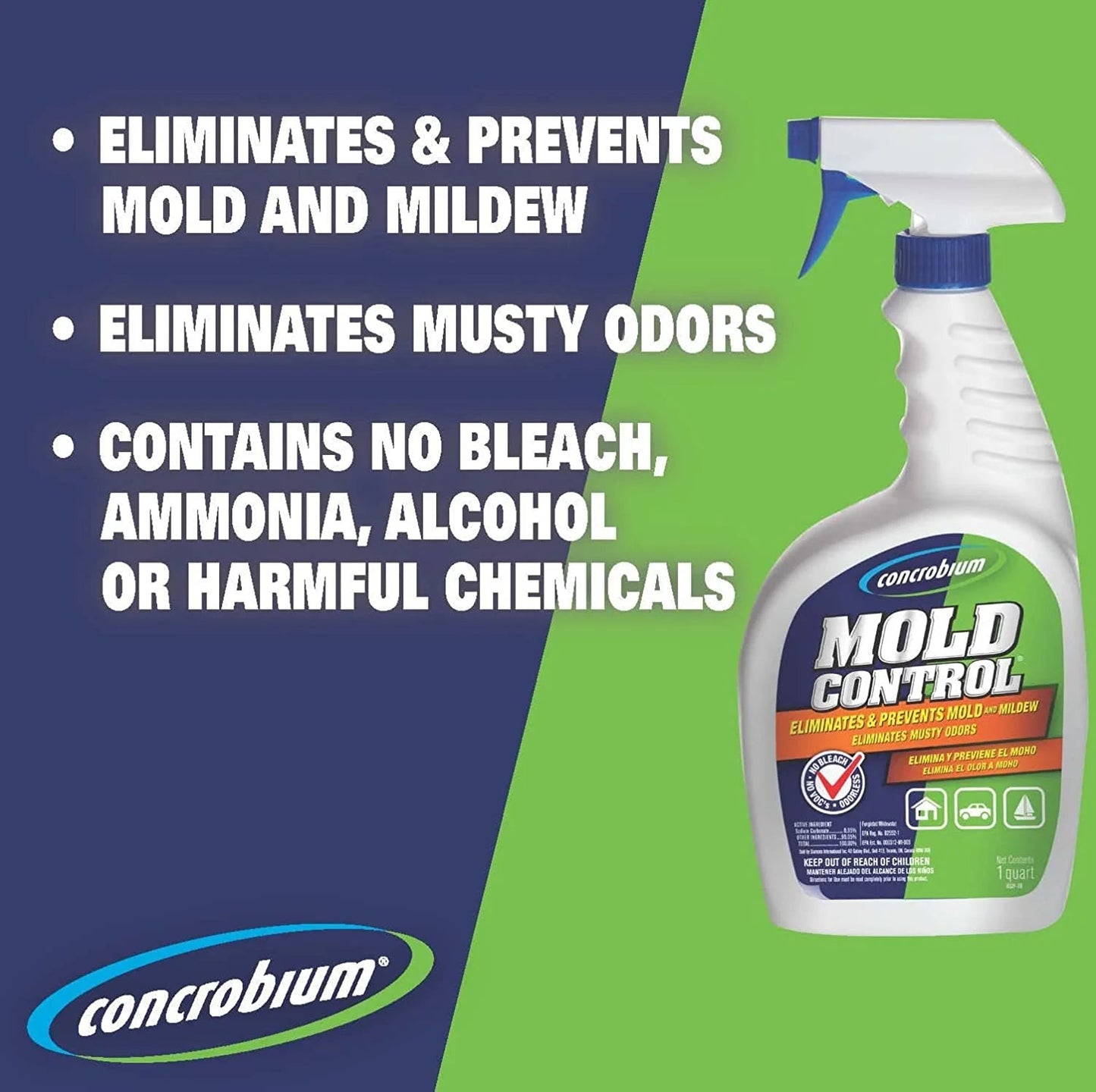 32 OZ Trigger Spray Concrobium Mold Control No Ammonia, Each