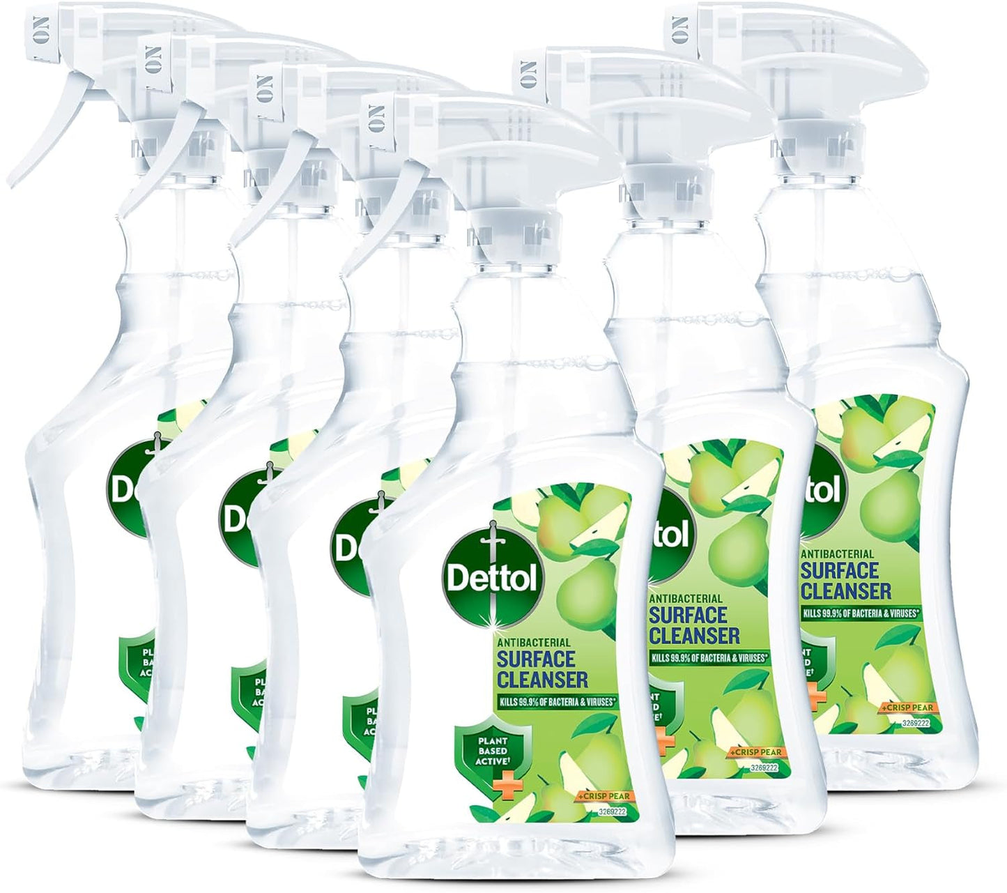 Dettol Antibacterial Disinfectant Surface Cleaner, Original Fragrance, Pack of 6, 6 X 750Ml, Total of 4.5L