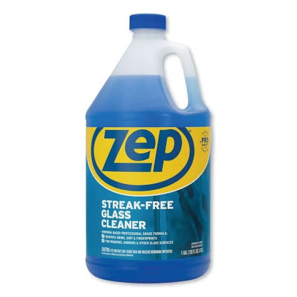 New Zep Commercial Streak-Free Glass Cleaner, Pleasant Scent, 1 Gal Bottle