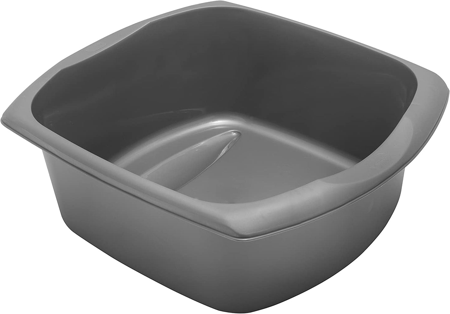 Addis Rectangular Washing up Bowl, Metallic, Large, 9.5 Litre