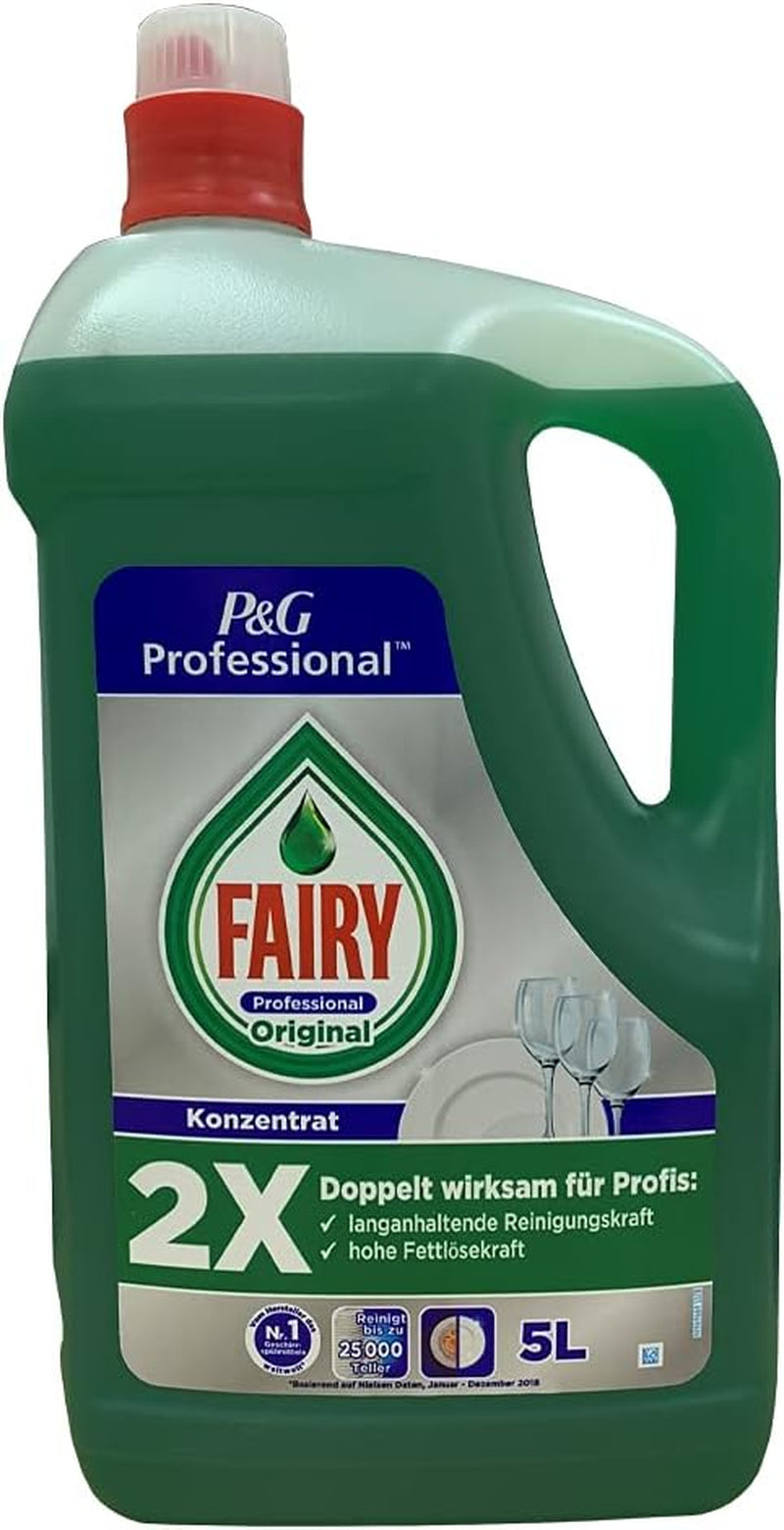 ( 5Ltr Pack ) Fairy Professional Washing up Liquid Original 5L