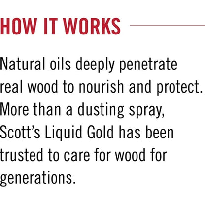 Scotts Liquid Gold® Wood Cleaner, Polish and Protector, 11.5 Oz.