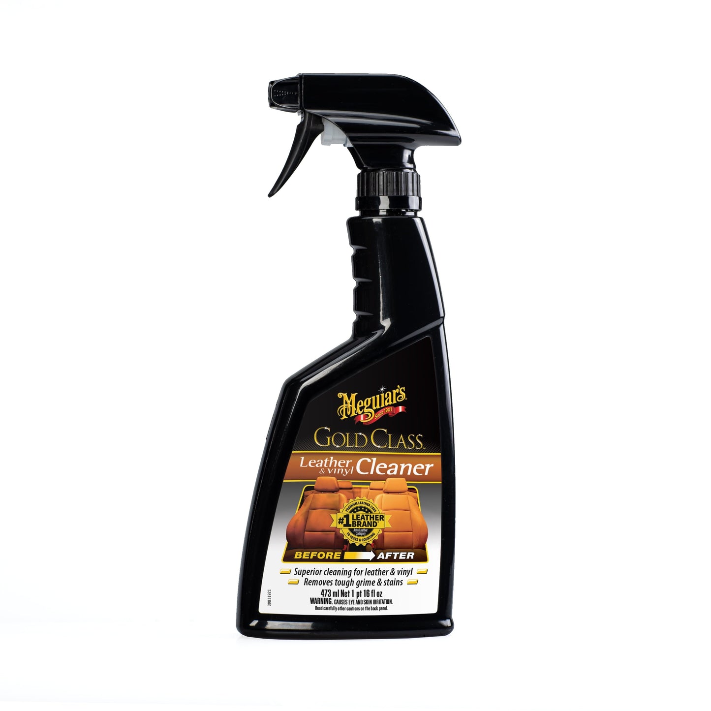 Meguiar'S Gold Class Leather & Vinyl Cleaner, G18516, 16 Oz