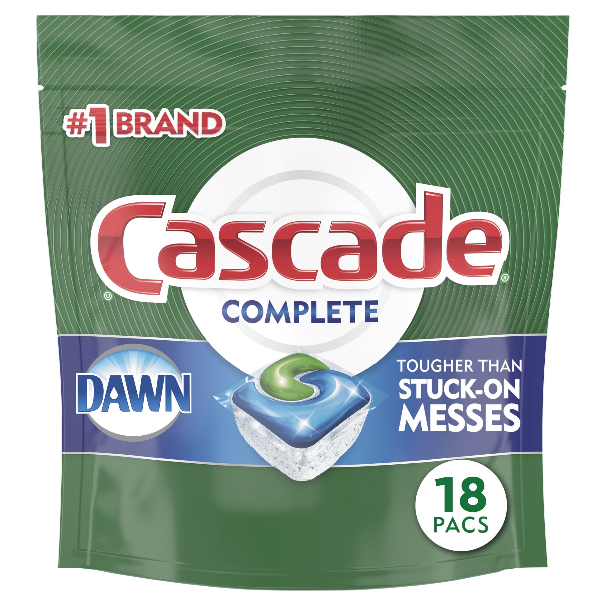 Cascade Complete Dishwasher Pods, Action Pacs Dishwasher Detergent, Dishwasher Tabs, Fresh, 78 Count