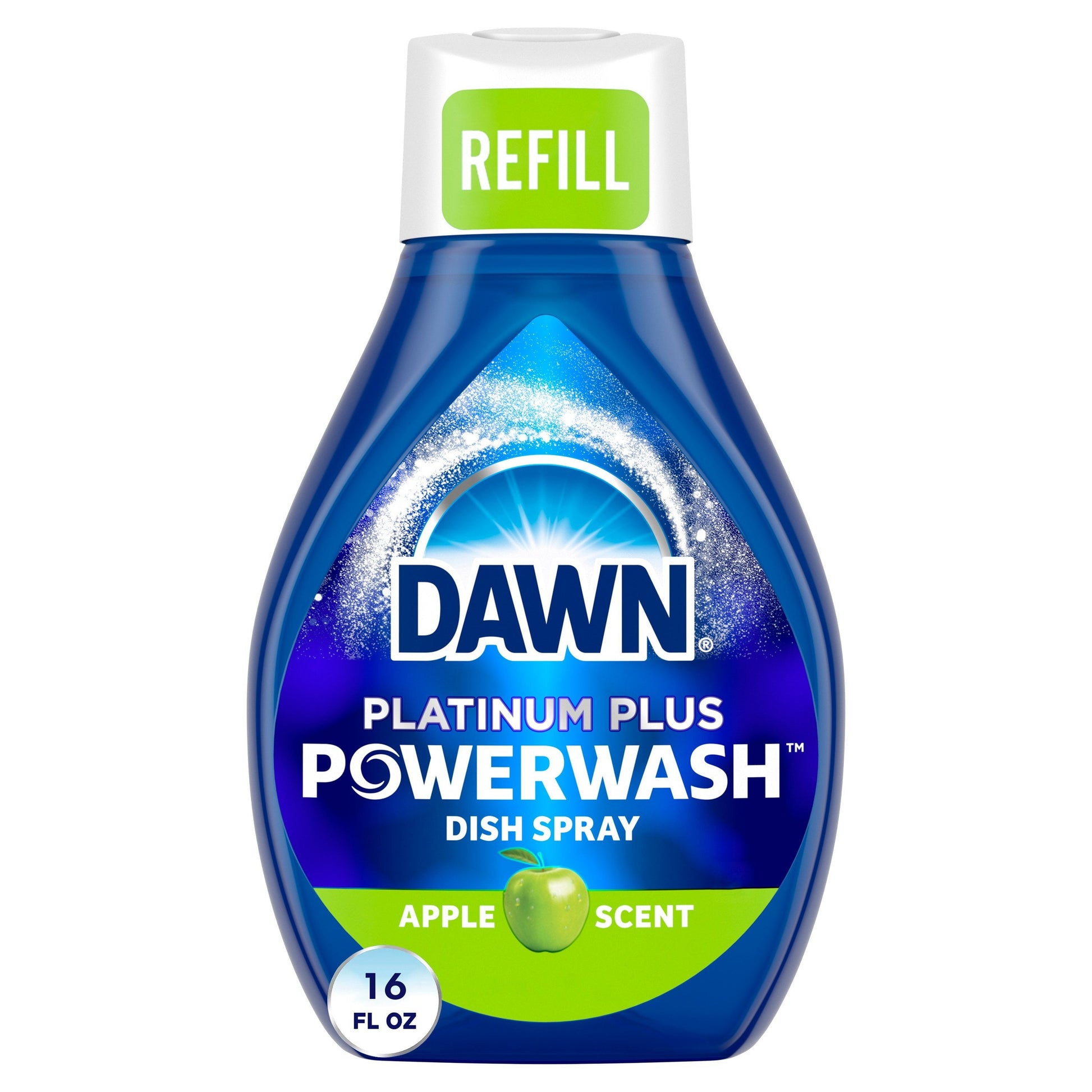 Dawn Powerwash Spray Refill, Dish Soap, Dishwashing Liquid, Apple, 1 Refill, 16 Fl Oz