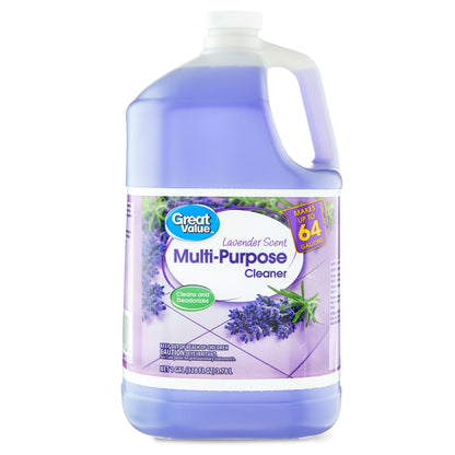 Great Value Multi-Purpose Cleaner, Lavender Scent, 128 Fl Oz