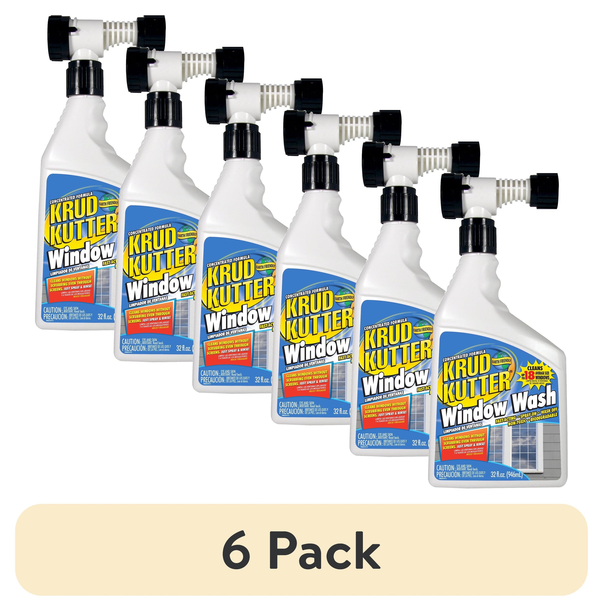 Krud Kutter Hose End Window Wash Cleaner Liquid Concentrate-Ww32H4, 32 Oz Bottle