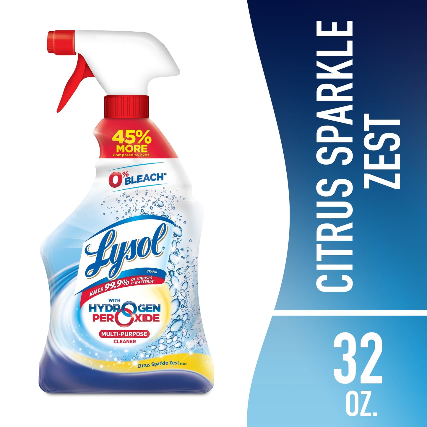 Lysol Bleach Free Hydrogen Peroxide Multi-Purpose Cleaner, Citrus 32Oz