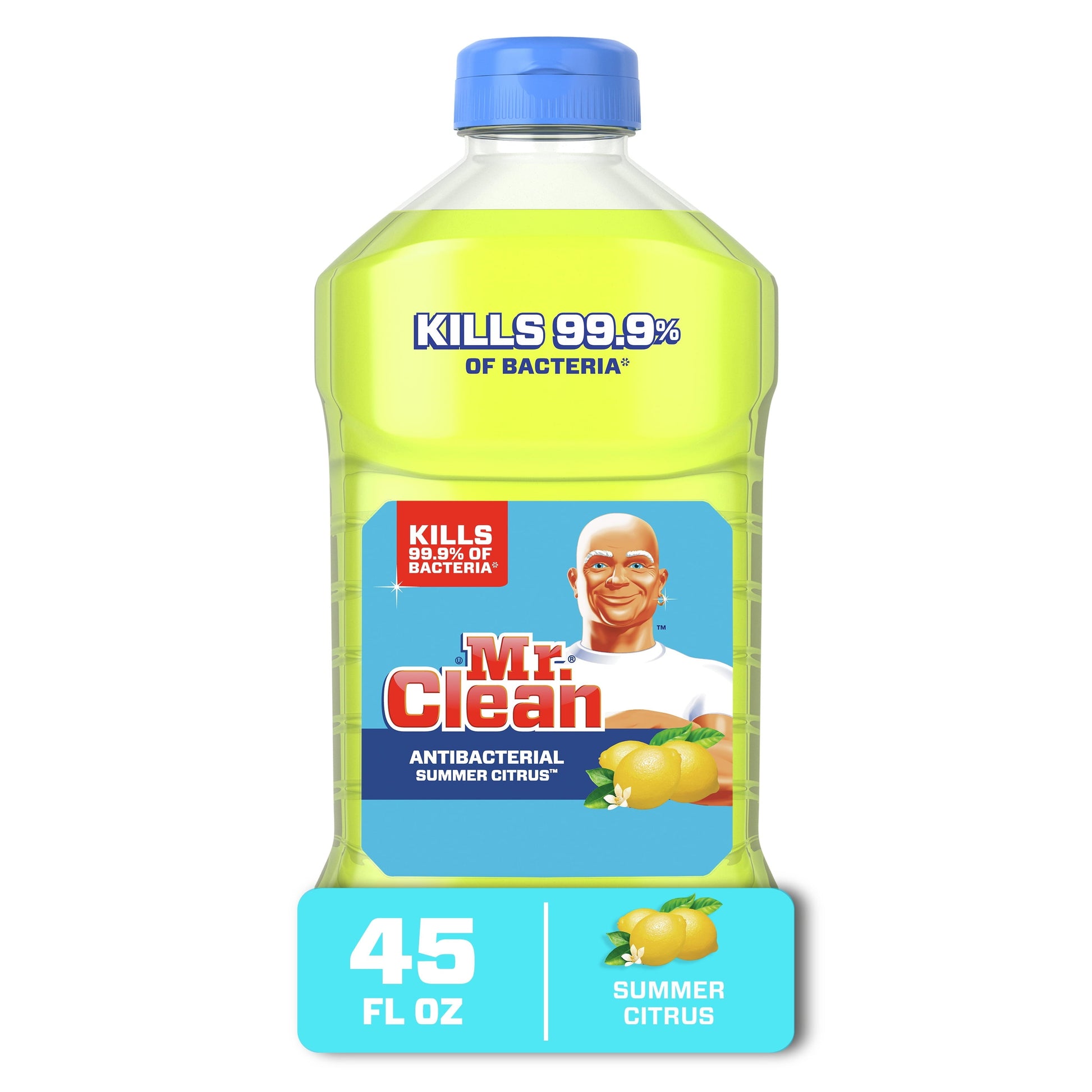 Mr. Clean 2X Concentrated Multi Surface Cleaner with Lemon Scent, 23 Fl Oz