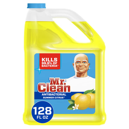 Mr. Clean 2X Concentrated Multi Surface, All Purpose Cleaner with Lemon Scent, 64 Fl Oz