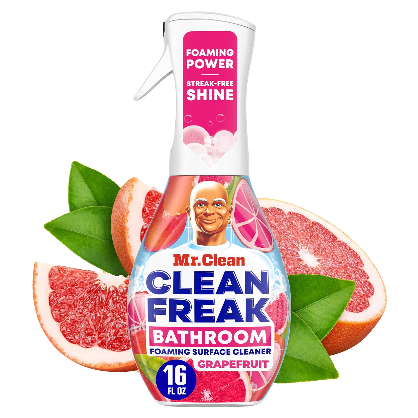 Mr. Clean Clean Freak All Purpose Cleaner Spray, Multi-Surface Cleaning, Grapefruit, 16Oz