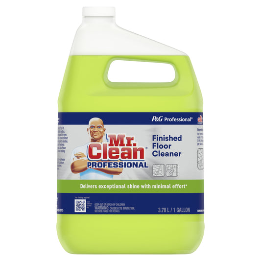 Mr. Clean Finished Floor Cleaner, Lemon Scent, One Gallon Bottle