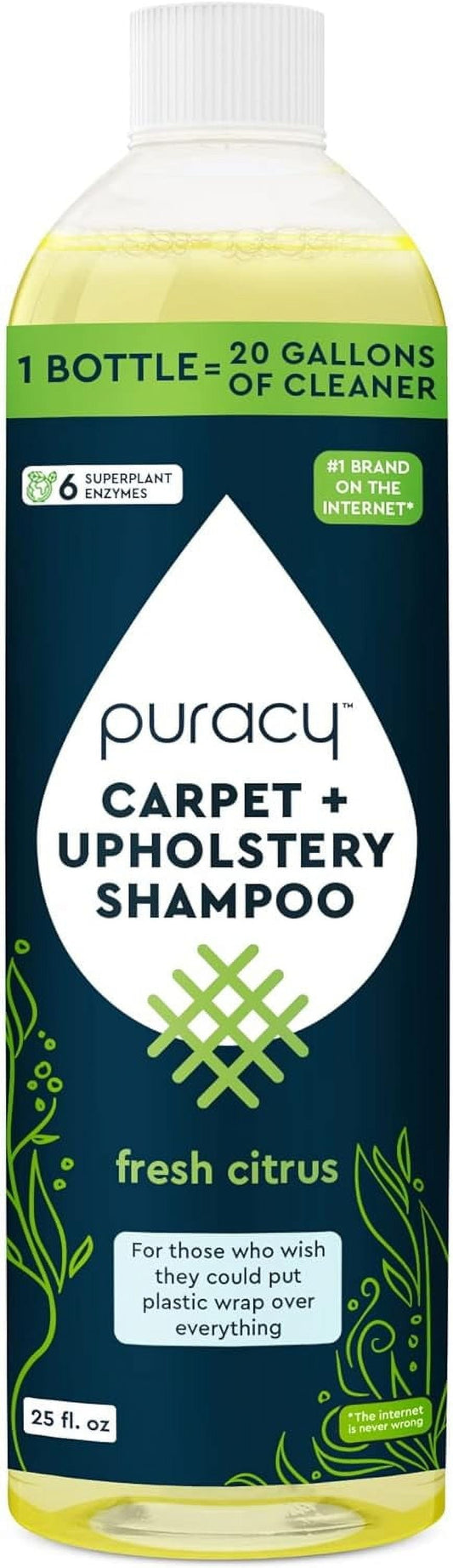 Puracy Natural Carpet & Upholstery Shampoo - Fresh Citrus