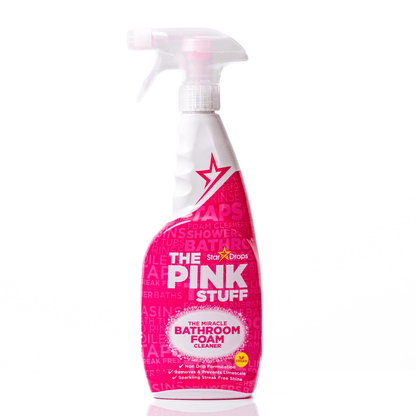 The Pink Stuff, Bathroom Foam Spray, All Purpose Cleaner, Rhubarb Scent, 25.36 Oz.