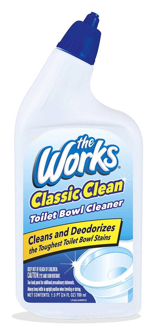 The Works Classic Clean Liquid Toilet Bowl Cleaner 24 Floz