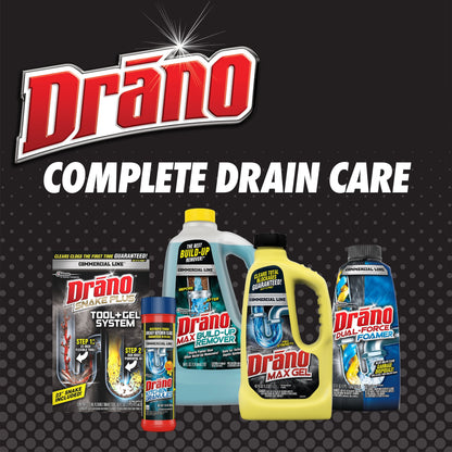 Drano Kitchen Granules Sink Clog Remover, Commercial Line, 17.6 Oz, Household Cleaner