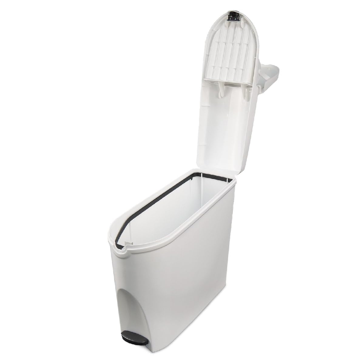 Washroom Hub Professional Grade Sanitary Bin - White - Large 20 Litre Capacity - Pedal Operated