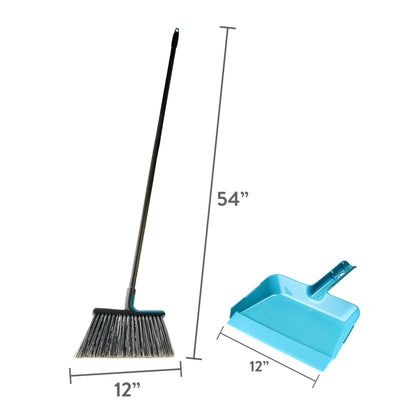 Great Value Angle Broom with Dustpan