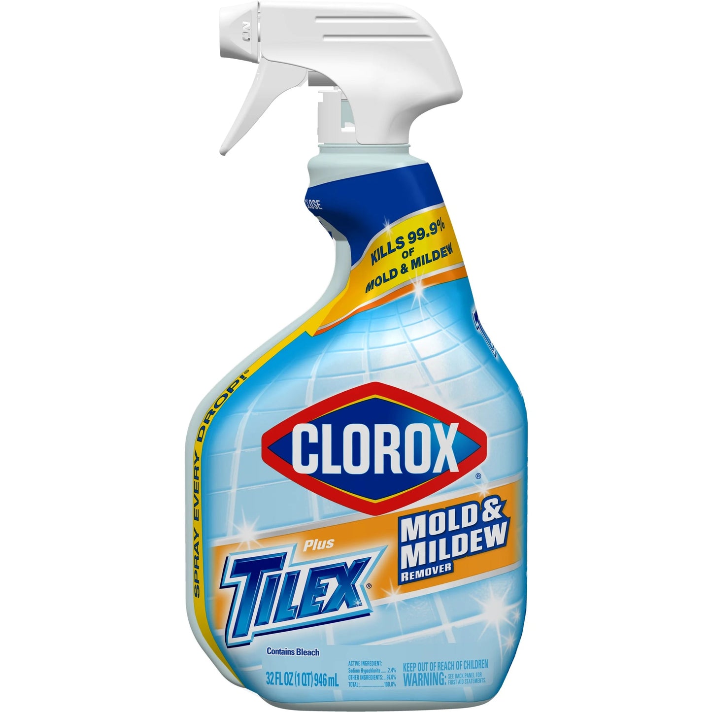 Tilex Mold & Mildew Remover Spray with Bleach 32 Oz (Pack of 3)