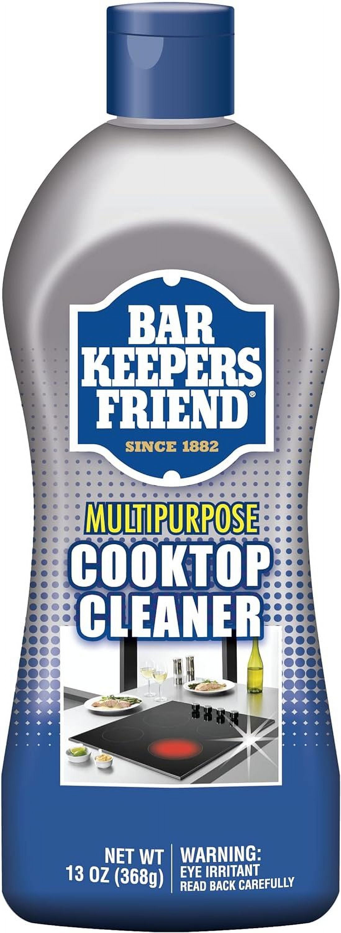 BAR KEEPERS FRIEND Multipurpose Cooktop Cleaner 13 Oz - Liquid Stovetop Cleanser - Safe for Use on Glass Ceramic Cooking Surfaces, Copper, Brass, Chrome, and Stainless Steel and Porcelain Sinks2