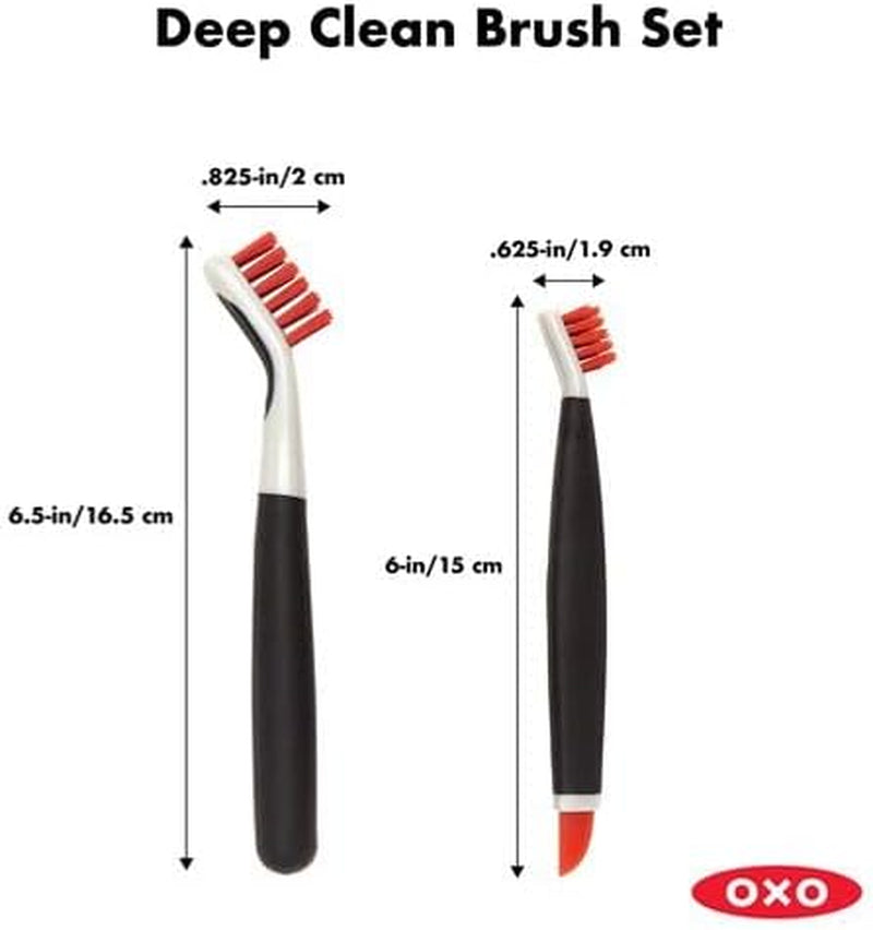 OXO Good Grips Deep Clean Brush Set - Orange