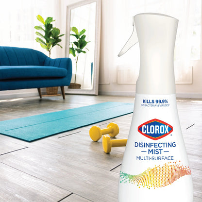 Clorox Disinfectant Mist, Multi-Surface Spray, Eucalyptus Peppermint, 16 Fl Oz