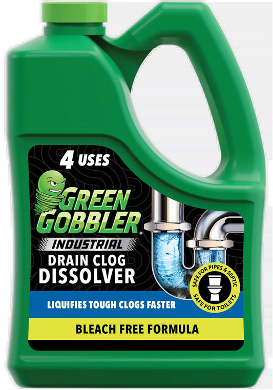 Green Gobbler Industrial Strength Drain Clog Remover & Cleaner Liquid Gel- 64Oz, 1 Ct