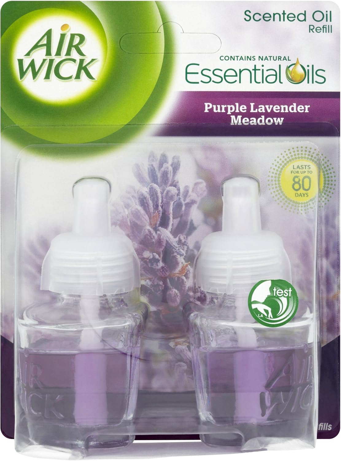 Air Wick Plug in Diffuser Twin Refill, Fresh Spring Oasis, Pack 2 X 19Ml, Long Lasting Fragrance, Lasts up to 200 Days, Plug in Air Freshener