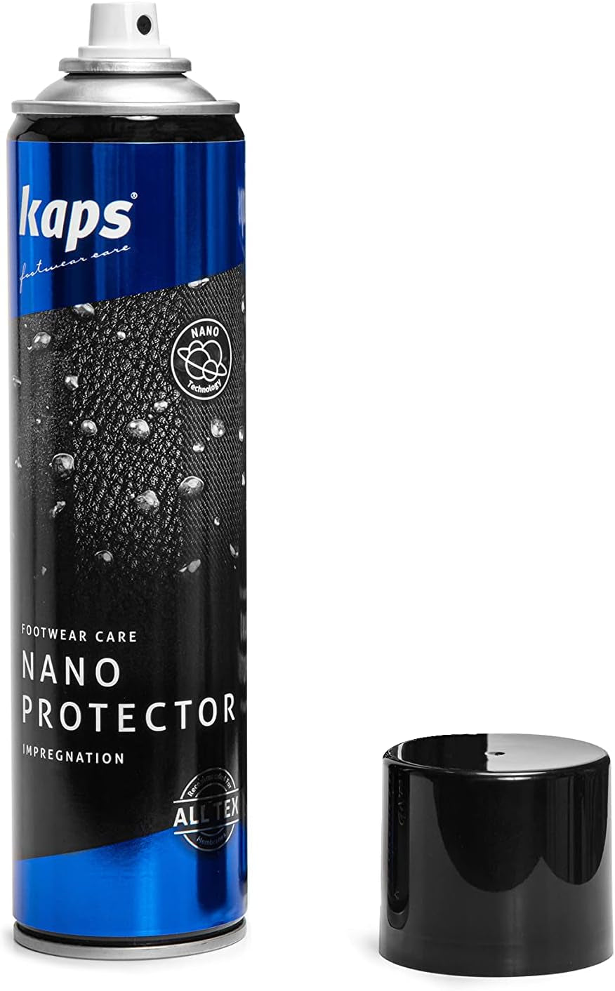 Kaps Nano Protector Waterproofing Spray for Leather, Nubuck, Suede, Textiles and TEX Materials, Moisture and Dirt Repellent