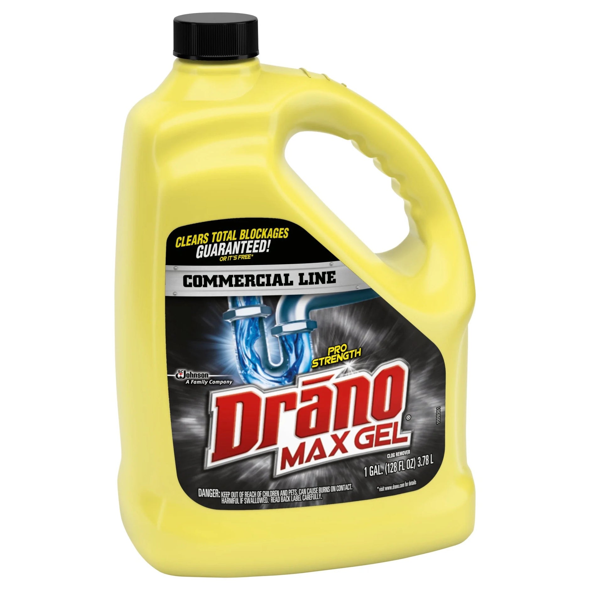 Drano Max Gel Drain & Clog Remover, Professional Strength Line, 128 Oz