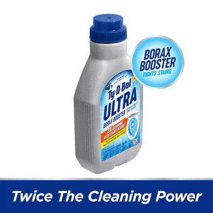 (6 Pack) Ty-D-Bol Ultra Borax Booster Toilet Tank Cleaner and Toilet Bowl Cleaner, 12 Fl Oz