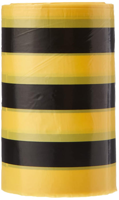 Hanfare TSYB/2 Tiger Stripe Clinical Waste Sacks, Yellow, 20 L (Pack of 50)