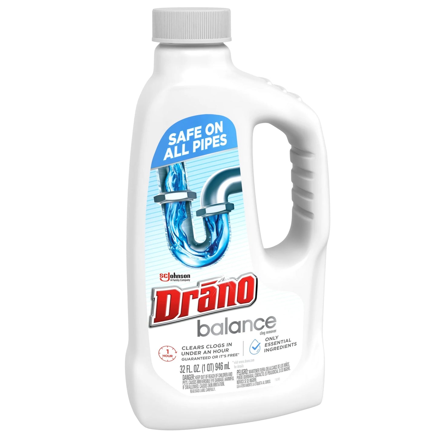 Drano Balance Drain Cleaner and Clog Remover, 32 Oz, 1 Count