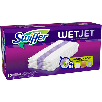 Swiffer for Wet Jet Power Mop Refills, 12 Ct