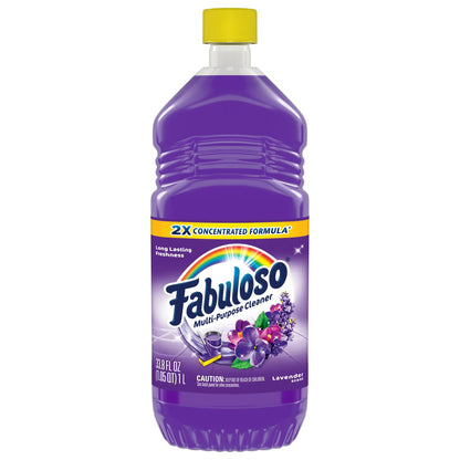 Fabuloso Multi Surface All Purpose Floor Cleaner, Lavender Scent, 33.8 Fl Oz