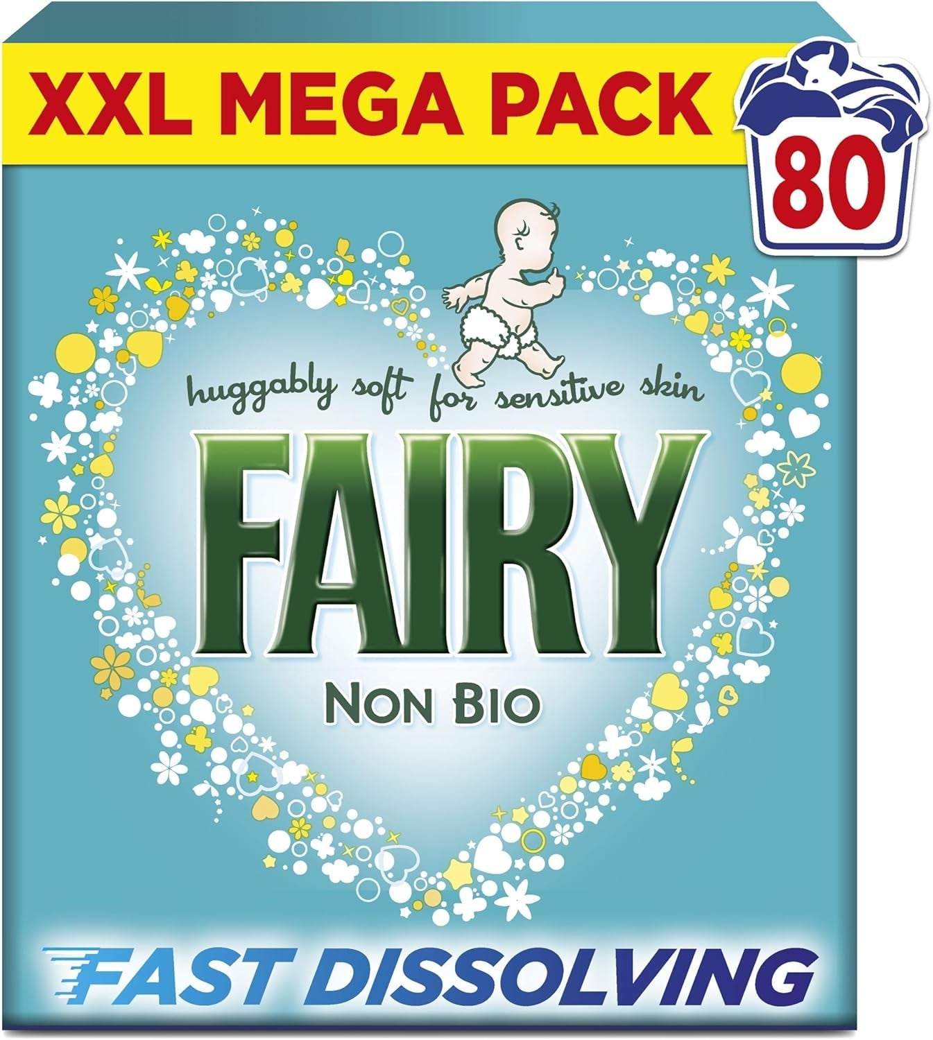 Fairy Non-Bio Washing Laundy Liquid Detergent 107 Washes