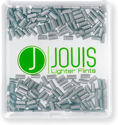 Jouis Lighter Flints - Universal Replacement Lighter Flints Compatible with Most Lighters (100X, Gold)