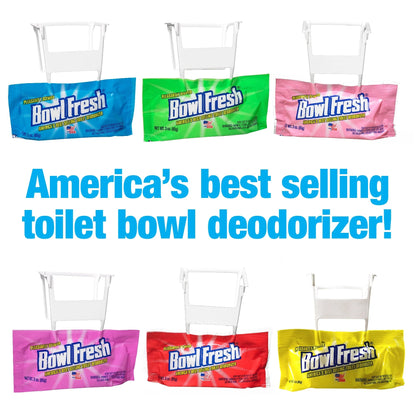 Bowl Fresh Toilet Bowl Deodorizer Toilet Freshener, Pleasantly Scented, Rim Hanger, 3 Oz