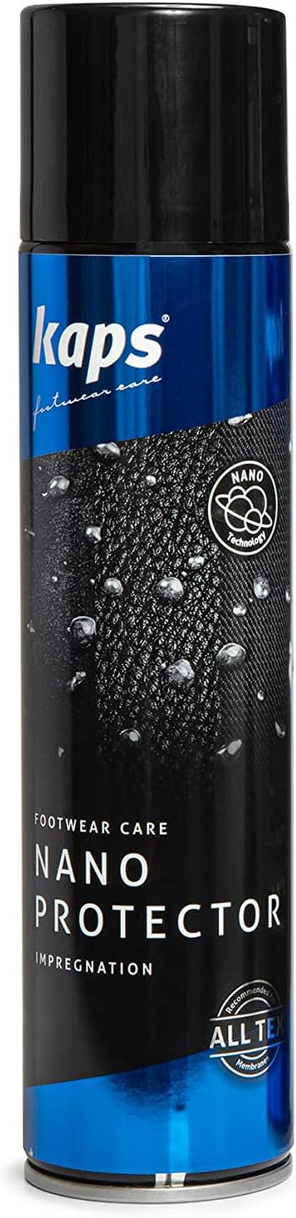 Kaps Nano Protector Waterproofing Spray for Leather, Nubuck, Suede, Textiles and TEX Materials, Moisture and Dirt Repellent