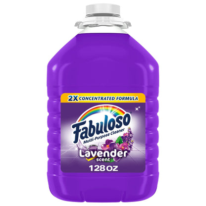 Fabuloso Multi Surface All Purpose Floor Cleaner, Lavender Scent, 128 Fl Oz