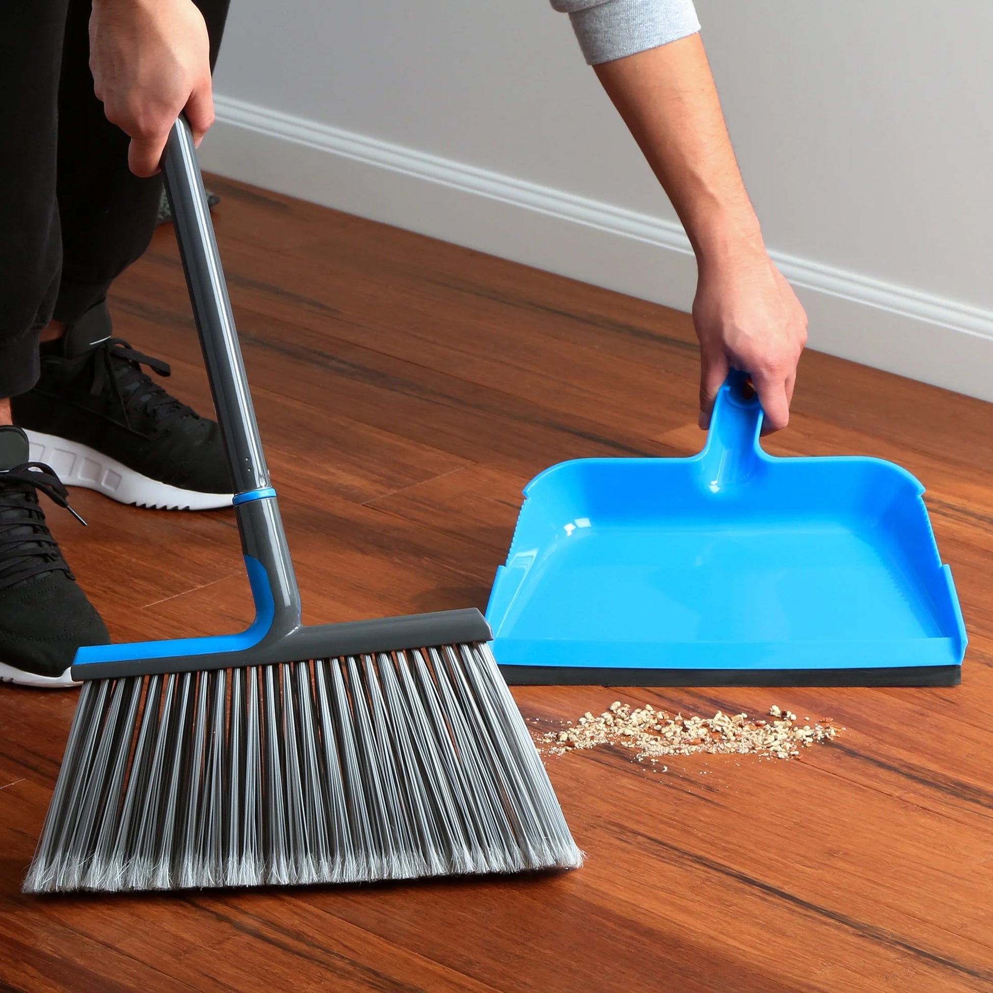 Great Value Jumbo Broom with Dustpan