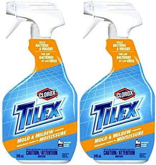 Tilex Mold and Mildew Remover Spray Bottle, 946Ml (Packaging May Vary) Pack of 2