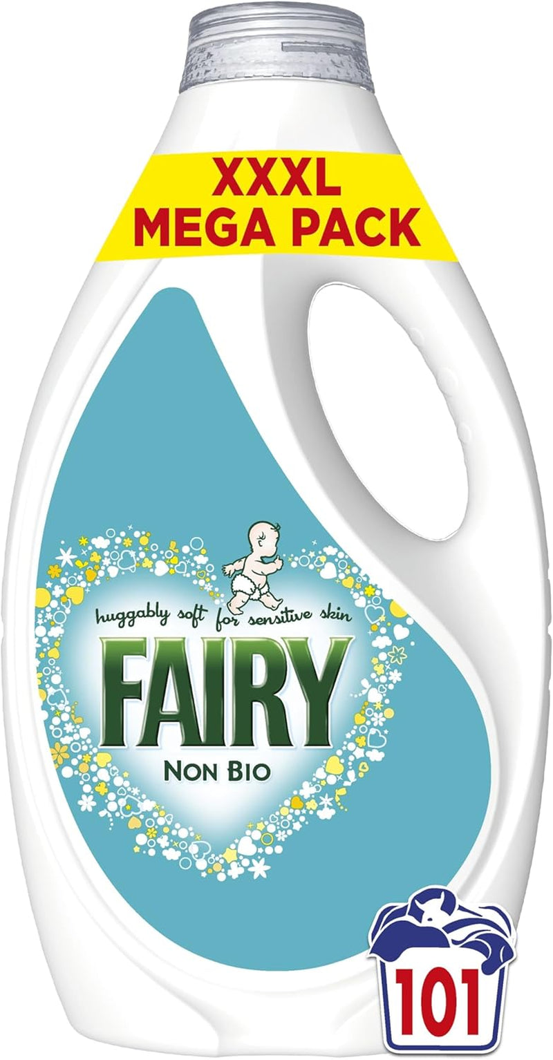 Fairy Non-Bio Washing Laundy Liquid Detergent 107 Washes