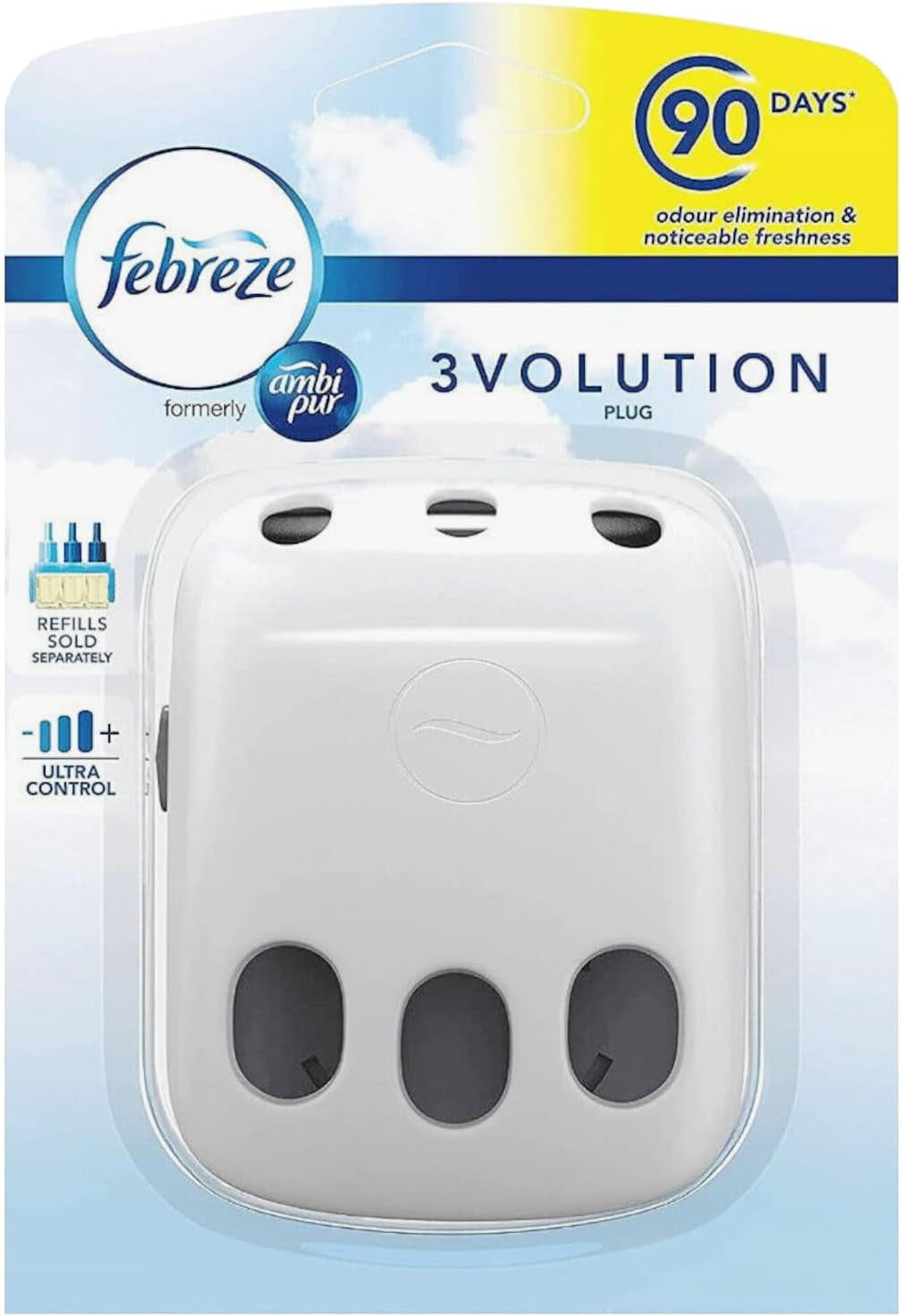 Febreze Ambi Pur 3Volution Air Freshener Plug-In Diffuser Device, Case Only, Pack of 2