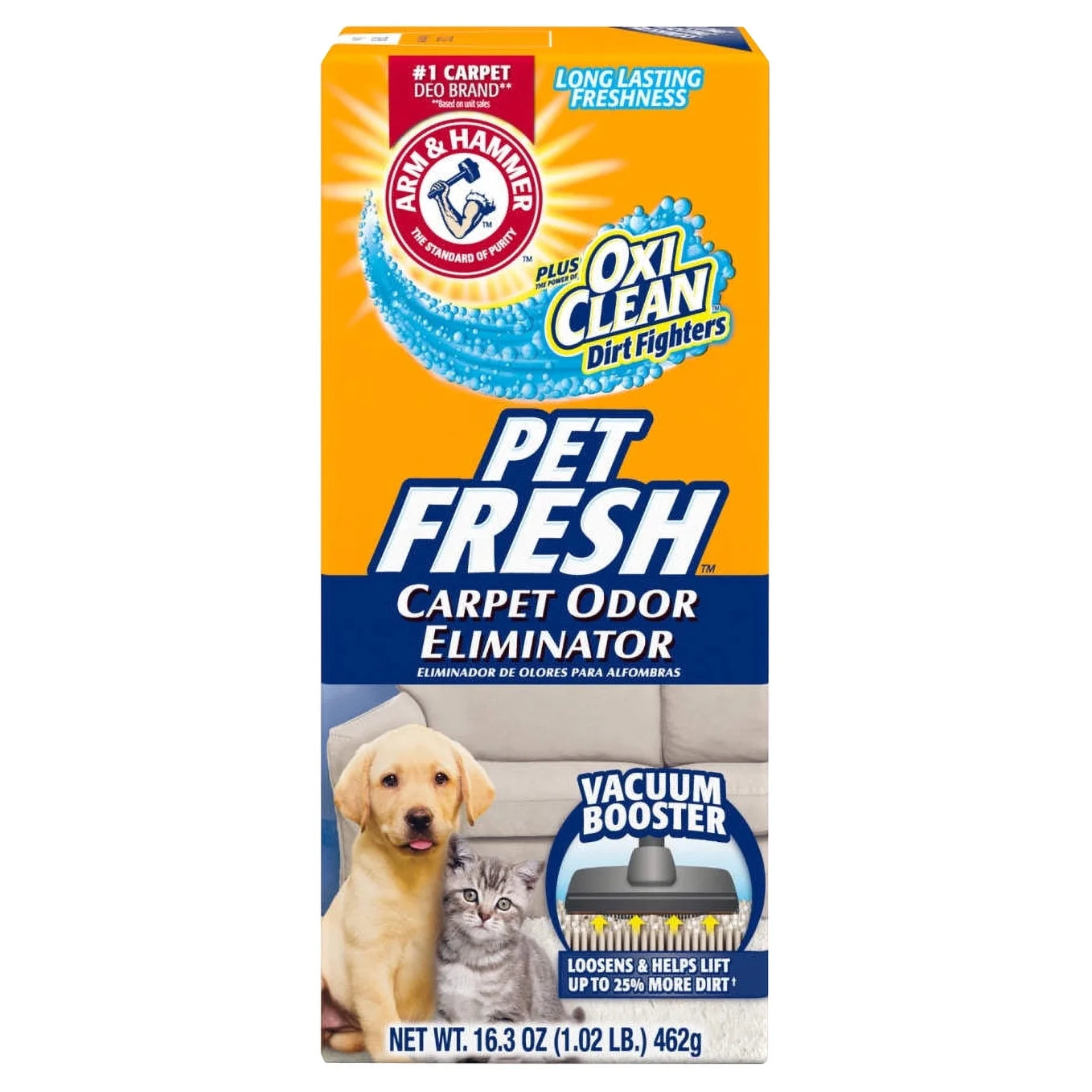 Arm Hammer 033200016069 16.3 Oz Pet Fresh Powder Carpet Odor Eliminator