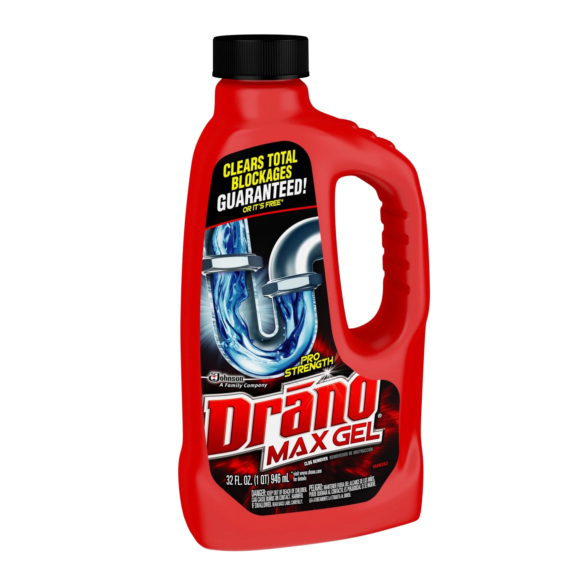 Drano Max Gel Drain Clog Remover, 32 Oz, 1 Count