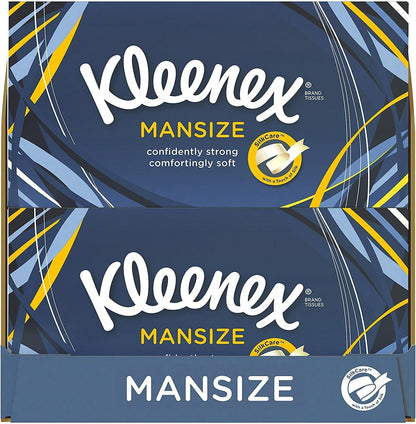 Kleenex Mansize Tissues - 12 Box Pack (1080 Tissues Total)