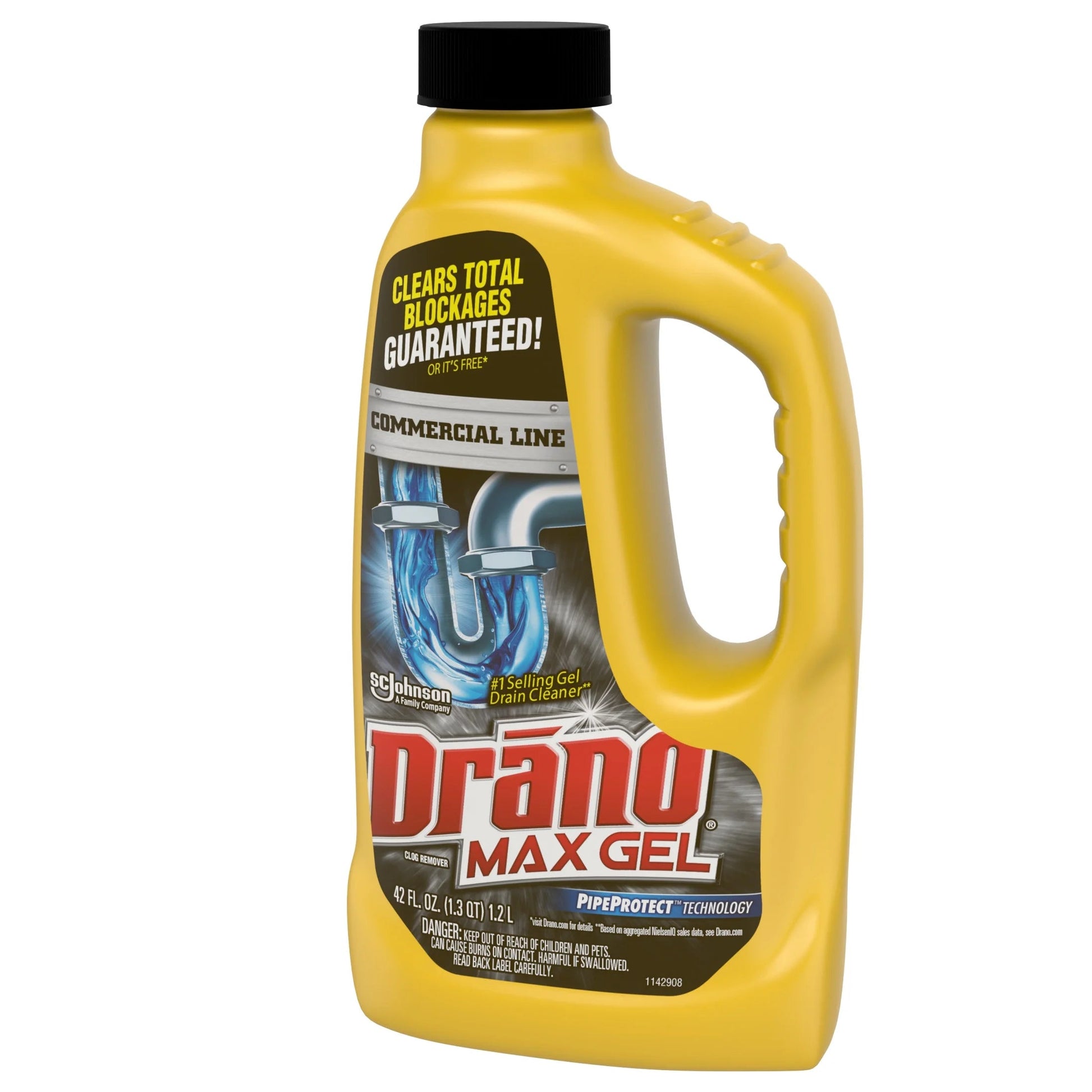 Drano Max Gel Drain & Clog Remover, Professional Strength, 42 Oz