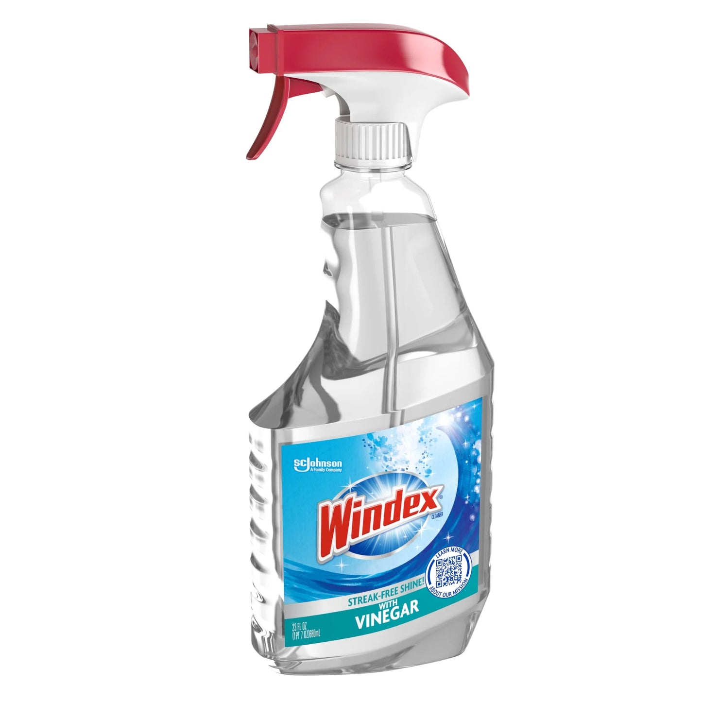 Windex® with Vinegar Glass Cleaner, New Spray Bottle, 23 Fl Oz