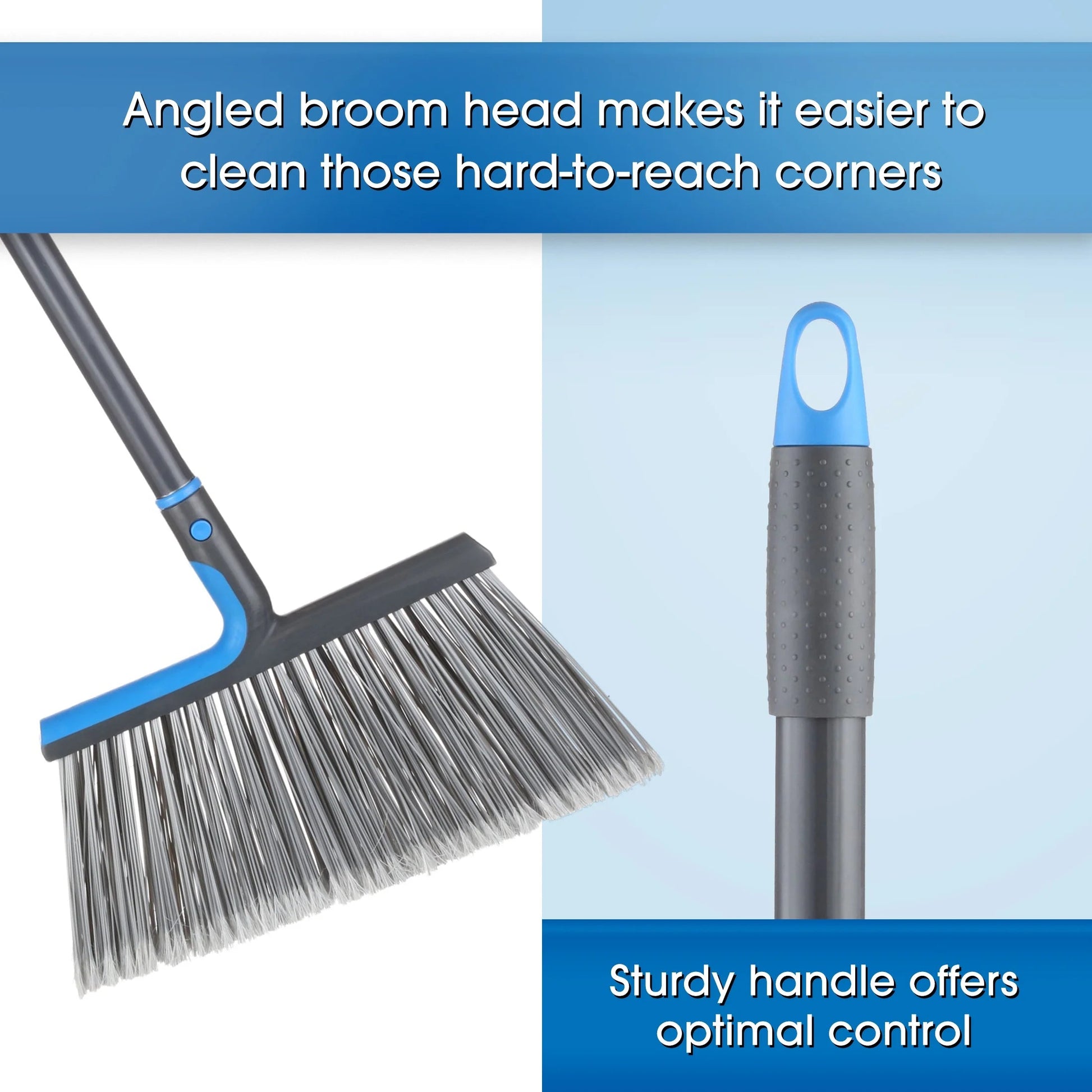 Great Value Jumbo Broom with Dustpan